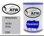 Preview: Mitsubishi, Arctic Gray, H36: 500ml Lackdose, von ATW Autoteile West.